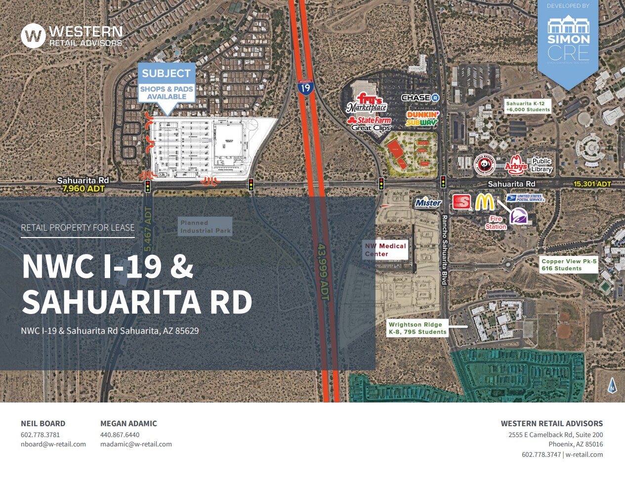 NWC I-19 & Sahuarita Rd, Sahuarita, AZ for Rent