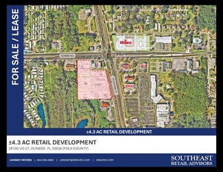 Dundee, FL Commercial Land - 28100 Hwy 27
