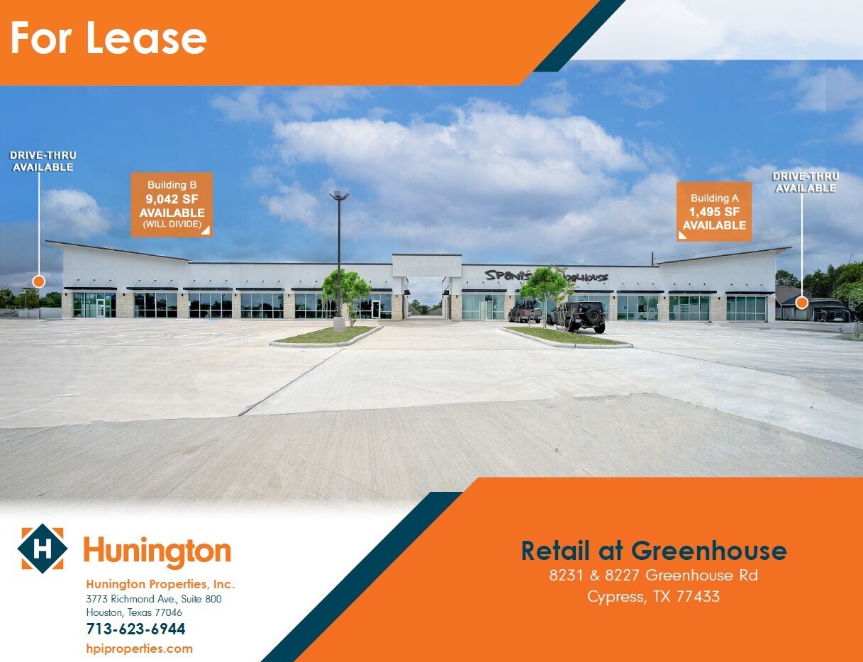 8227 Greenhouse Rd, Cypress, TX for Rent
