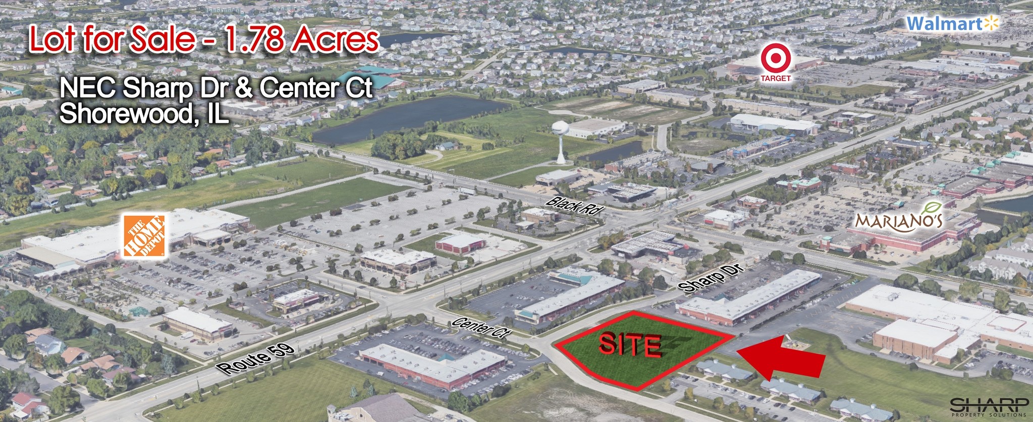 Sharp Dr. & Center Ct, Shorewood, IL for Sale