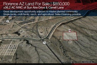 Florence, AZ Agricultural - NWC Sun Aire Dr & Carrell Ln