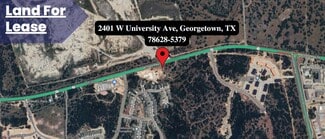 Georgetown, TX Commercial Land - 2451 W University Ave
