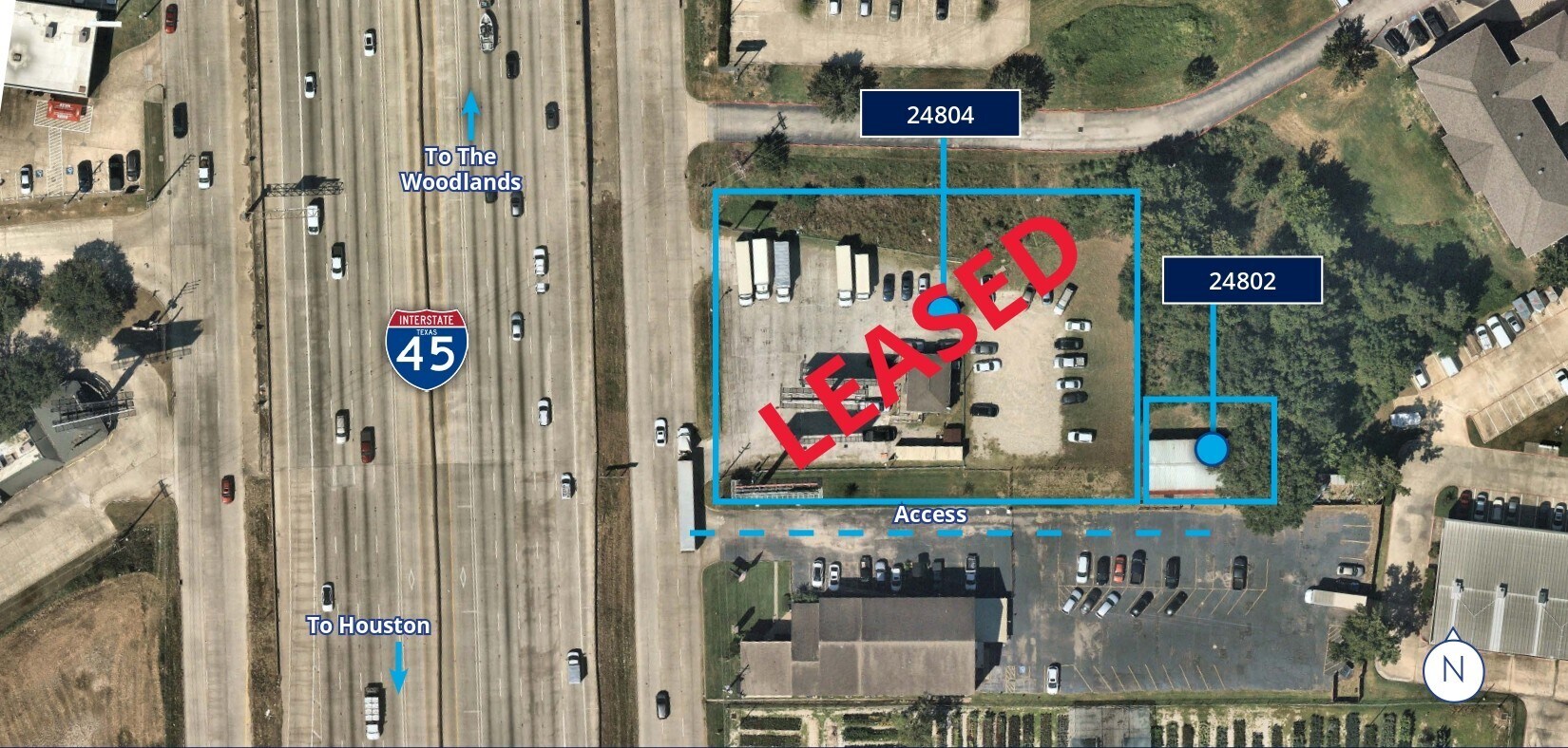 24804 North Fwy, Spring, TX for Rent