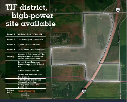 E. Reed Road And I-55, Coal City, IL for Sale