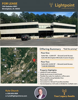 Birmingham, AL Office, Office/Medical - 700 Gadsden Hwy