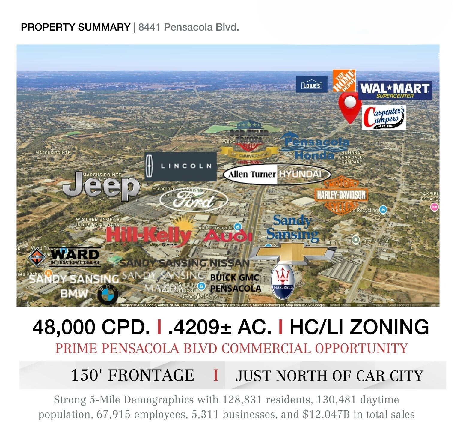 8441 Pensacola Blvd, Pensacola, FL for Sale