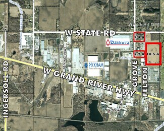 Lansing, MI Industrial Land - 16260 Felton Rd