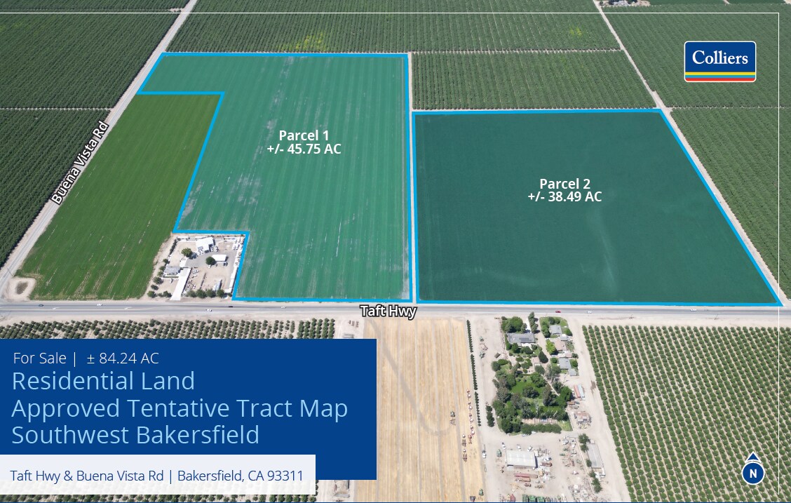 Taft Highway & Buena Vista Road, Bakersfield, CA for Sale