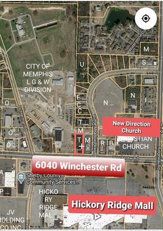 Memphis, TN Commercial Land - 6040 Winchester Rd