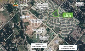 College Station, TX Commercial Land - Greens Prairie Rd & Creek Meadow Blvd