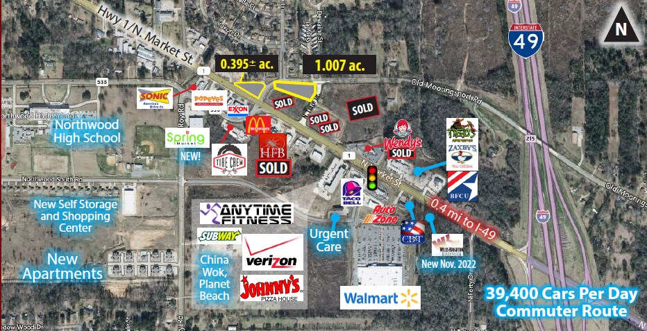 Highway 1 & Old Moorington Rd, Shreveport, LA for Sale