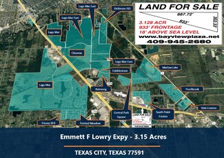 Texas City, TX Commercial Land - Emmett F Lowry Expy