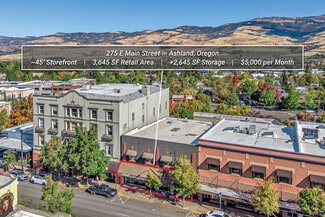 Ashland, OR Retail - 275 E Main St Ashland, OR Retail - 275 E Main St