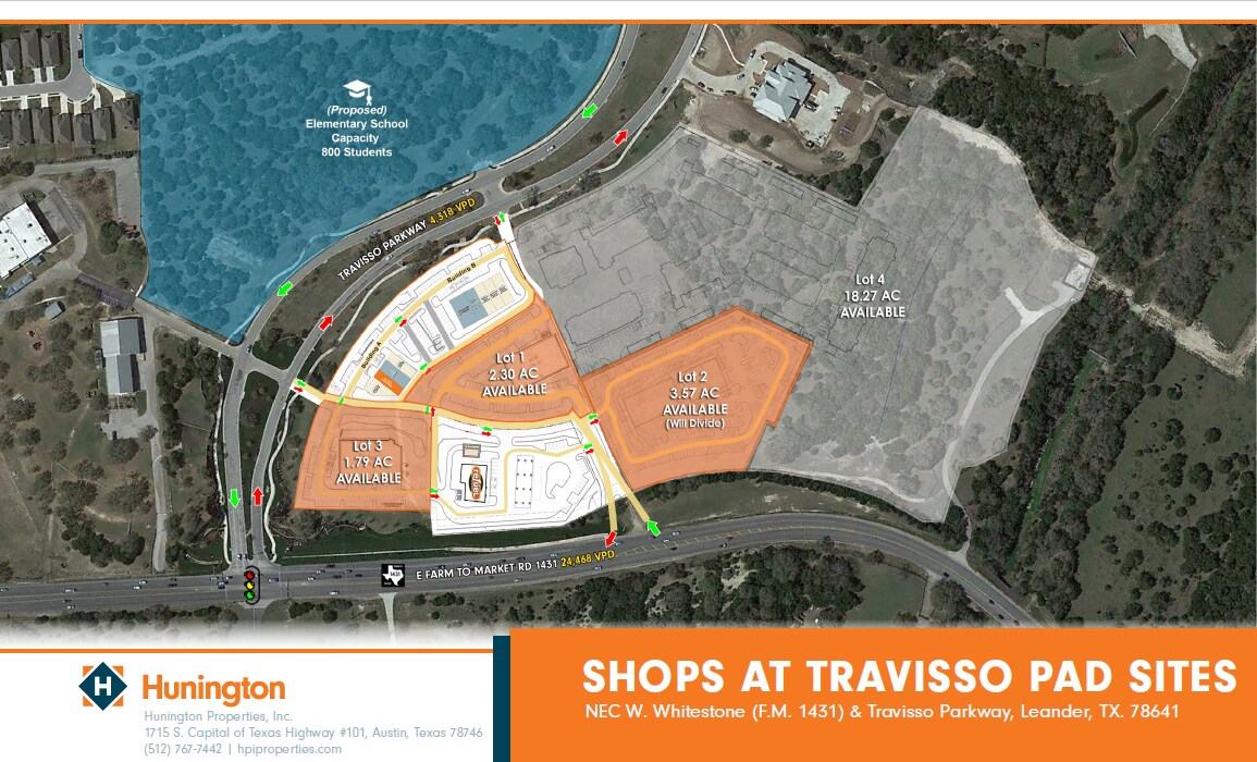 NEC W. Whitestone (F.M. 1431) @ Travisso Parkway, Leander, TX for Sale