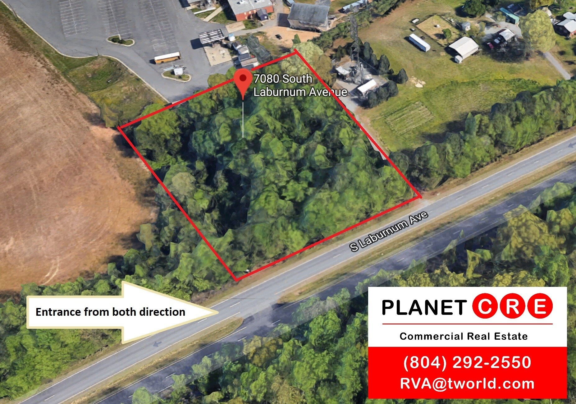 7080 S Laburnum Ave Richmond, VA 23231 Land Property for Sale on