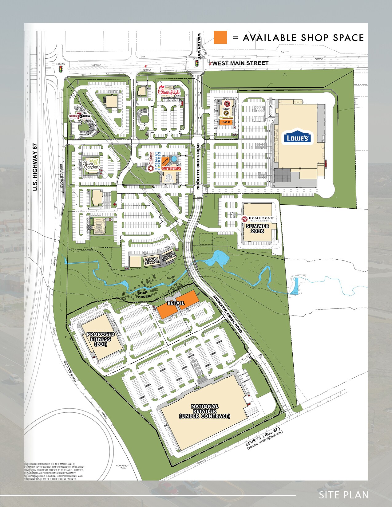 Main Street Towne Crossing - Midlothian, TX - SEC, Midlothian, TX for Rent