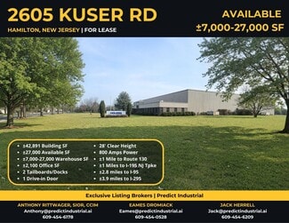 Hamilton, NJ Office, Industrial - 2605 Kuser Rd