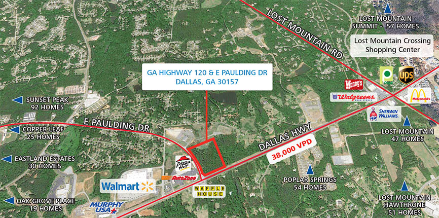 Hwy 120 & E Paulding Dr, Dallas, GA for Sale