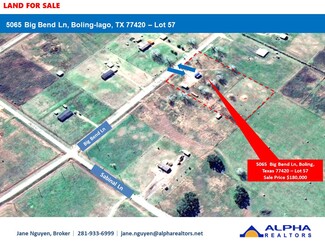 Boling, TX Residential Land - 5065 Big Bend Ln