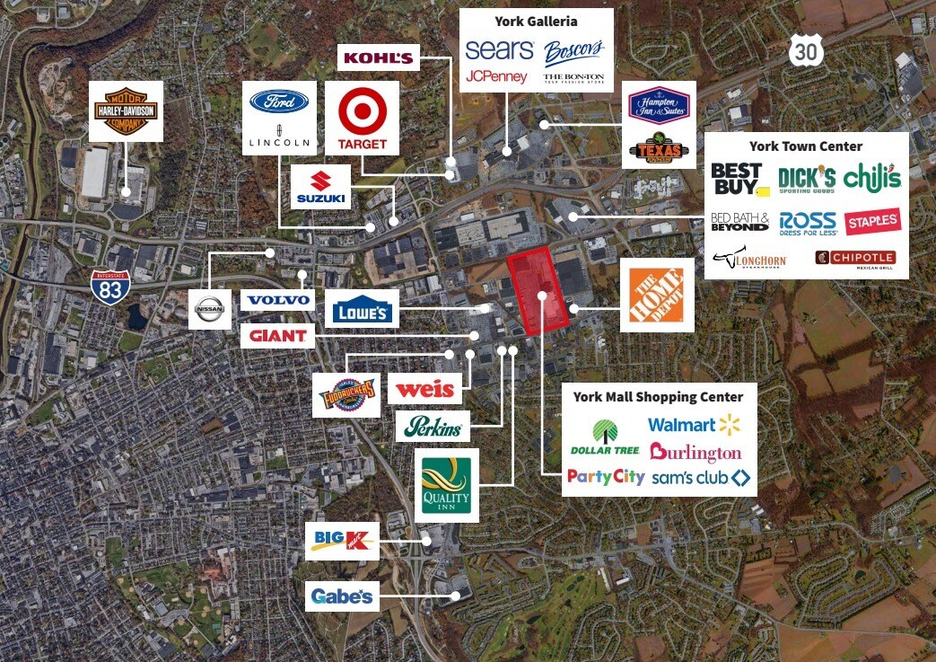 2801 E Market St York, PA 17402 Land Property for Sale on