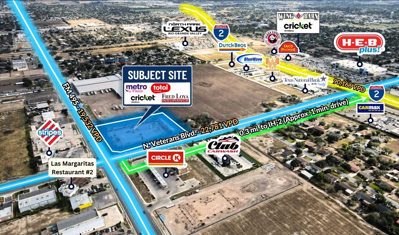 1618 N Veterans Blvd, San Juan, TX for Rent