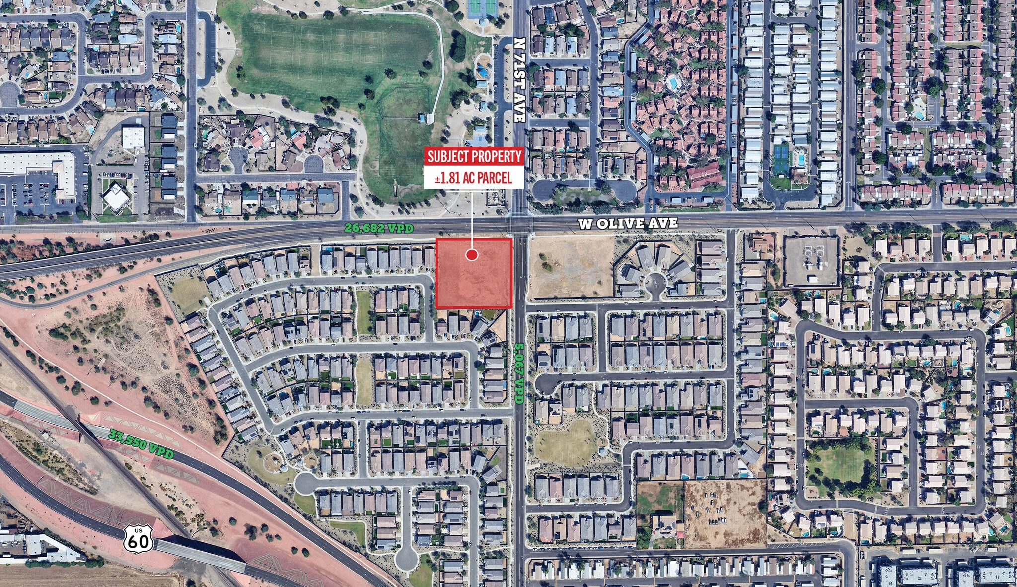 SWC 71st Ave & Olive Ave, Peoria, AZ for Sale