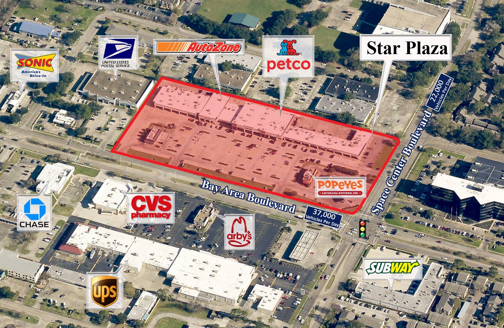 2402-2416 Bay Area Blvd, Houston, TX for Rent