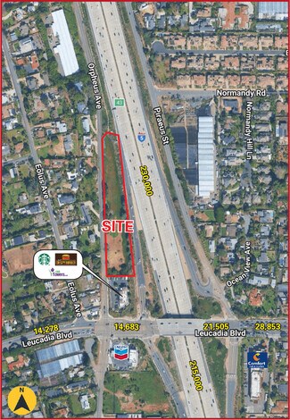 Encinitas, CA Commercial Land - 945 Orpheus Ave