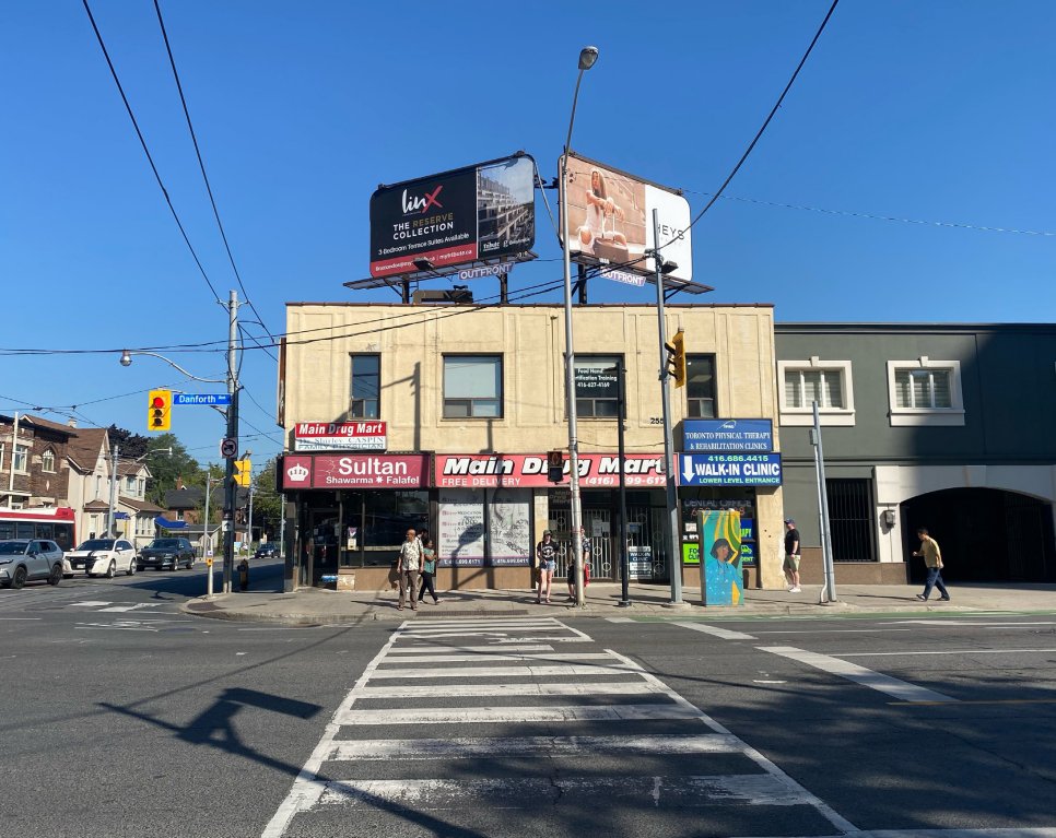 2558 Danforth Av, Toronto, ON for Rent