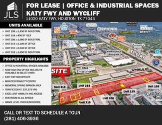 Houston, TX Office, Flex, Industrial - 11020 Katy Fwy