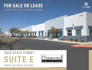 North Las Vegas, NV Industrial - 4535 Statz St North Las Vegas, NV Industrial - 4535 Statz St