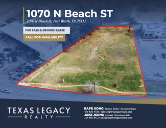 Fort Worth, TX Commercial Land - 1070 Beach st
