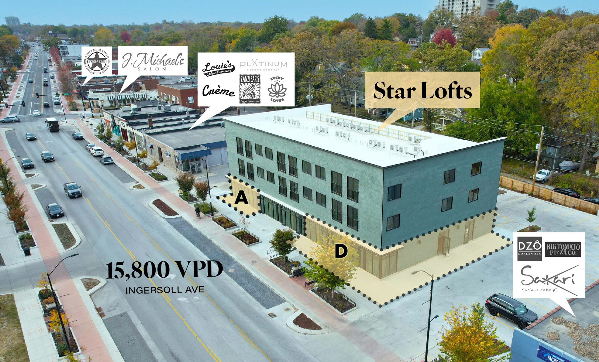 2701 Ingersoll Ave, Des Moines, IA for Rent