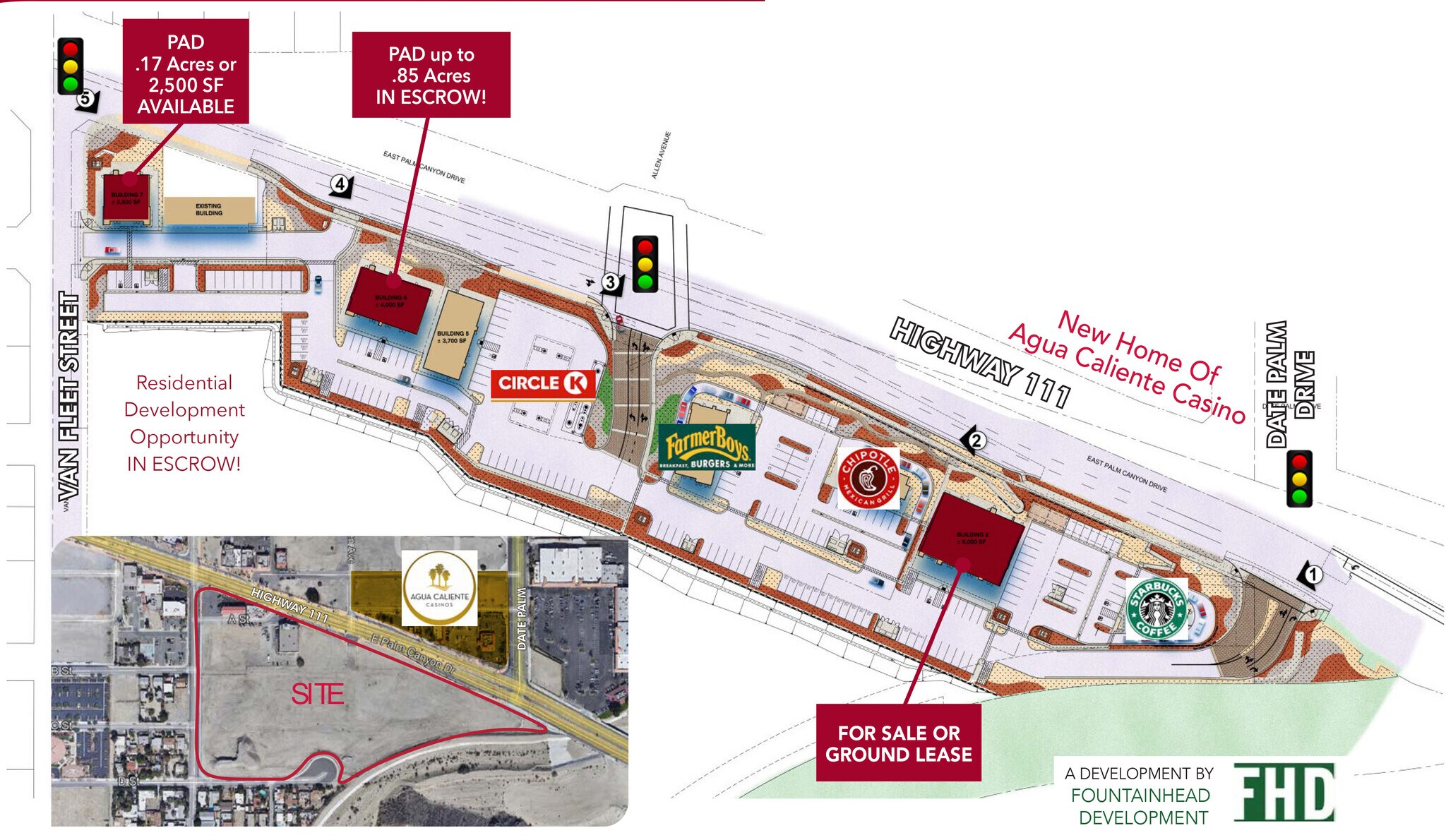 Highway 111 & Date Palm Dr, Cathedral City, CA for Sale