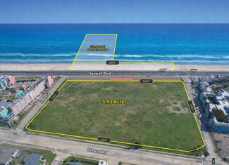 Galveston, TX Commercial Land - 8008 Seawall Blvd