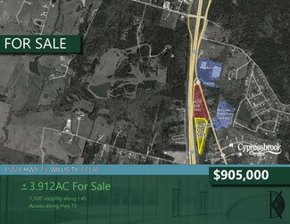 Willis, TX Commercial Land - 15821 Tx-75
