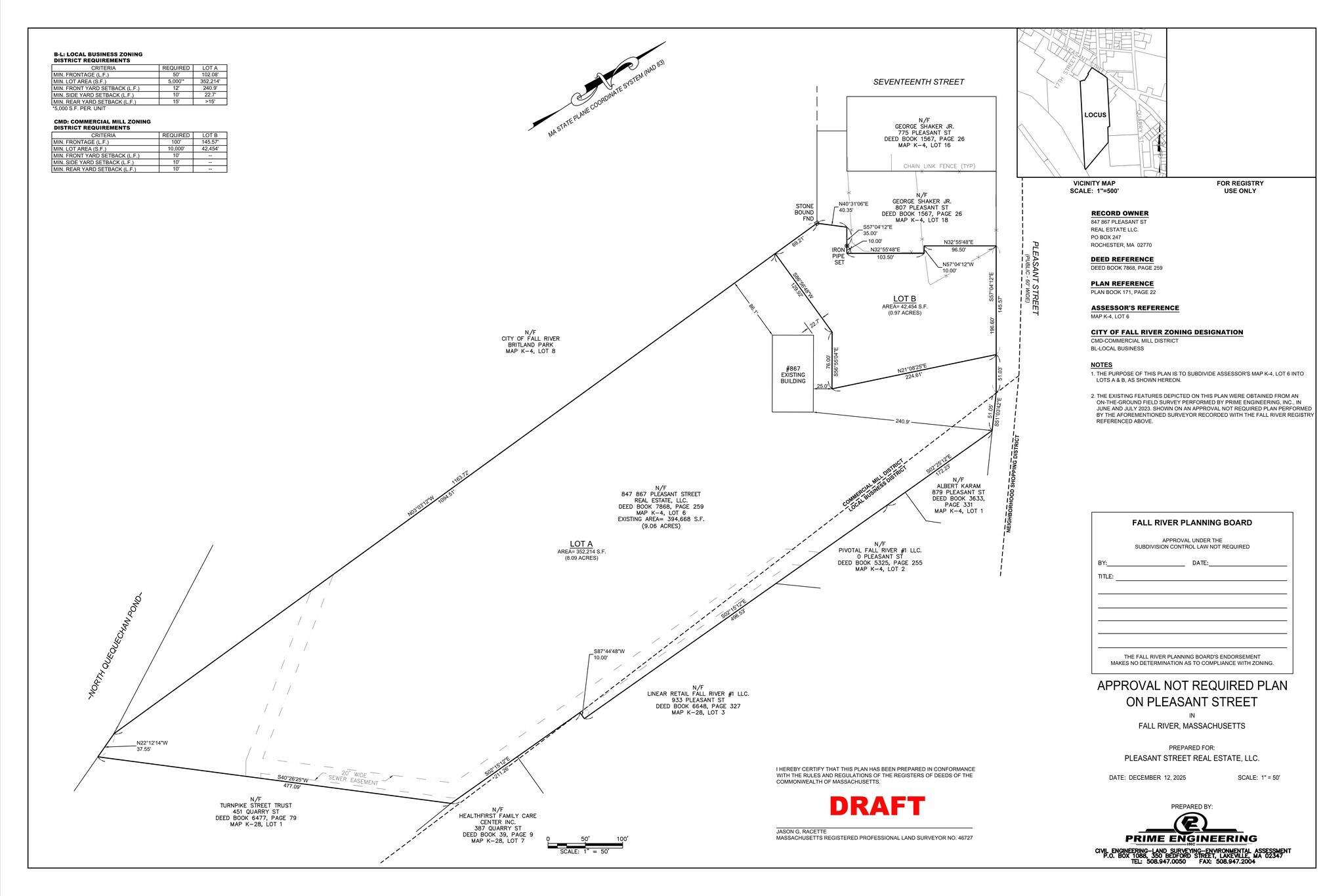 847 Pleasant St, Fall River, MA for Sale