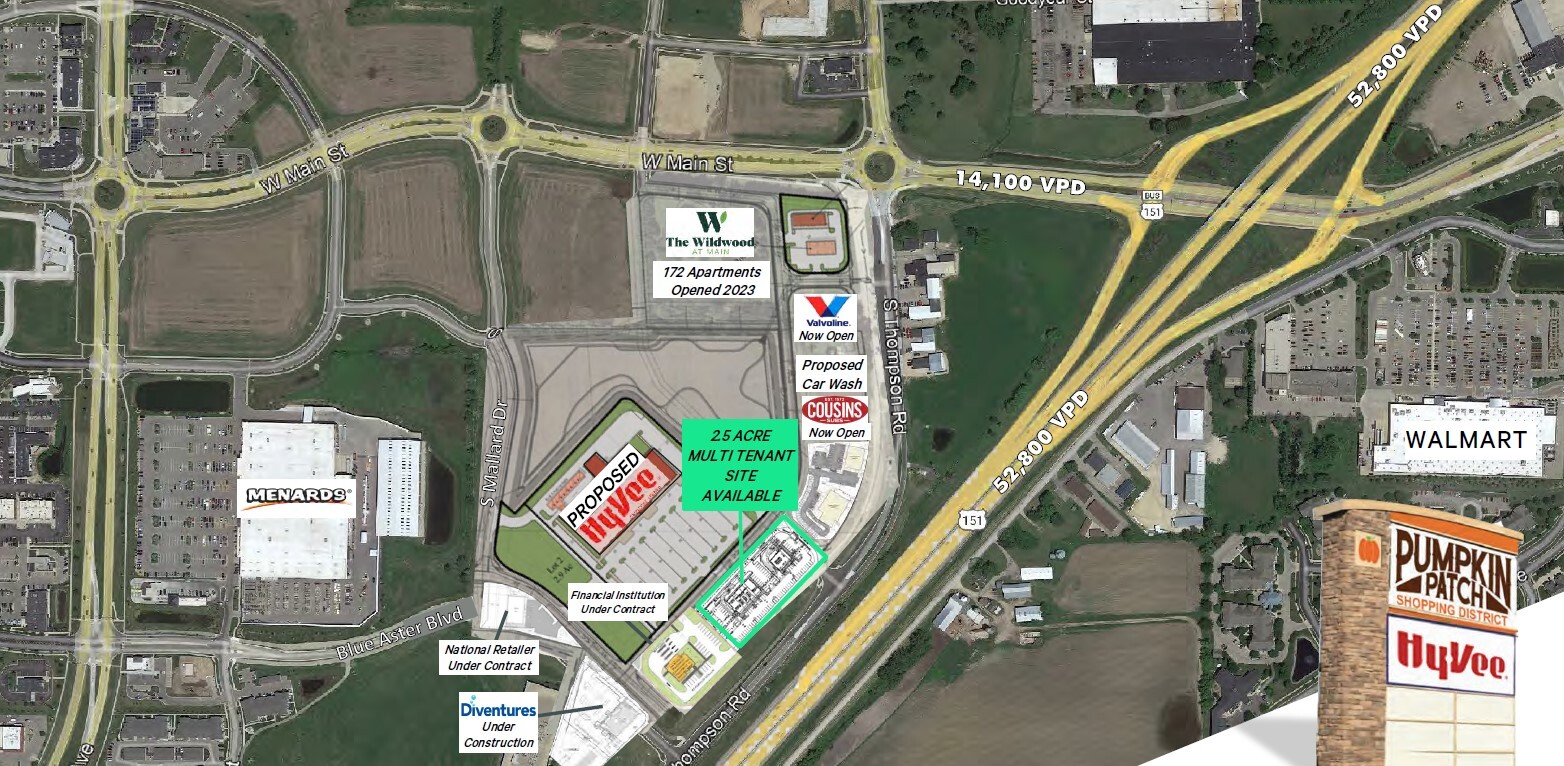 Hwy 151 @ S Thompson Rd, Sun Prairie, WI for Rent