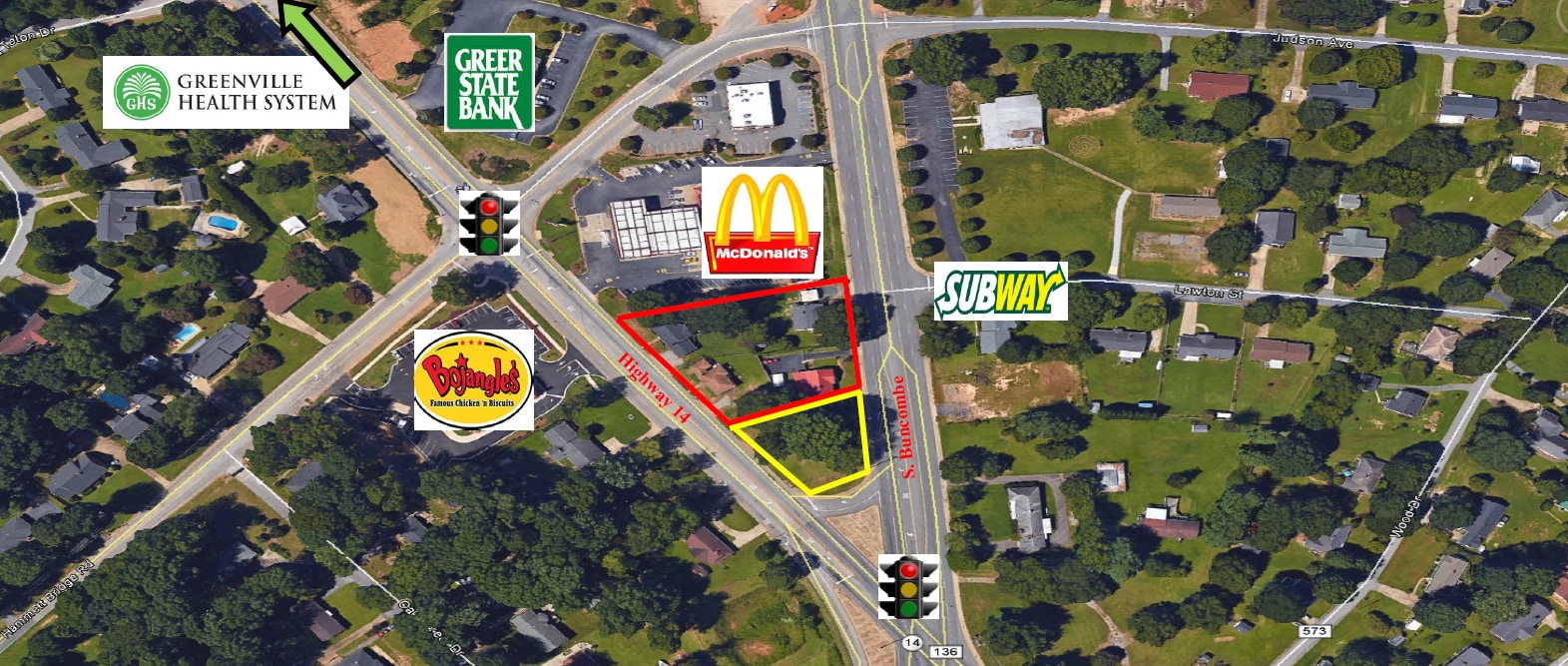 Hwy 14 & S. Buncome Rd, Greer, SC for Sale