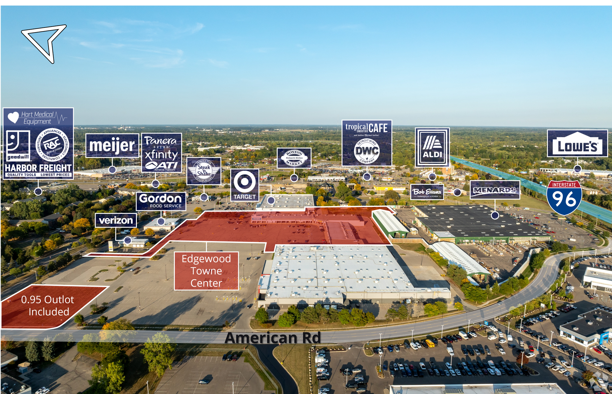 438-462 E Edgewood Blvd, Lansing, MI for Sale