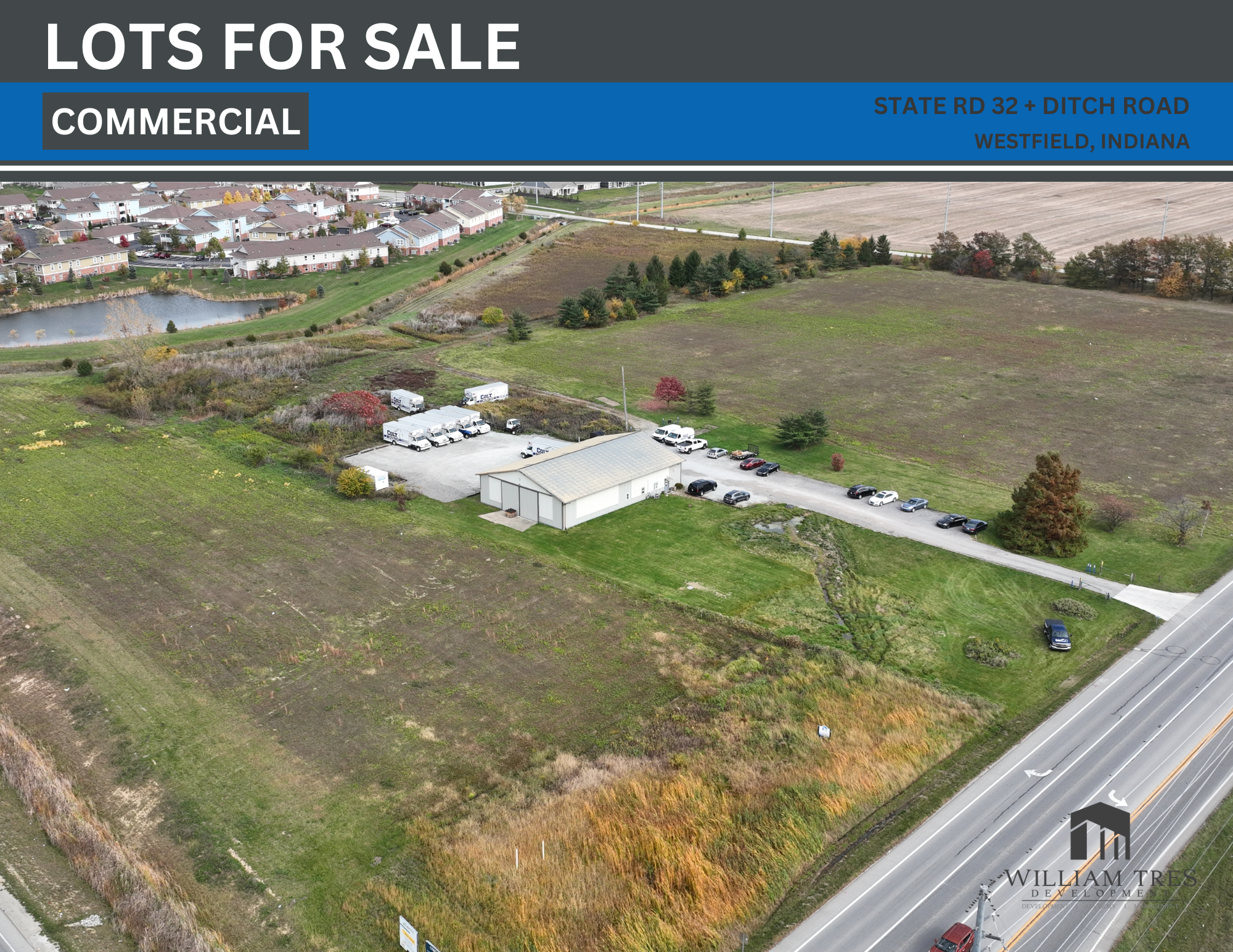 SR 32 @ Ditch Road, Westfield, IN for Sale