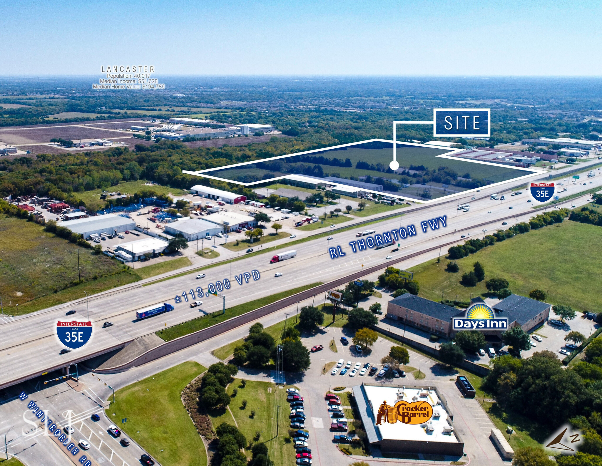 I-35E & W Wintergreen Rd, Lancaster, TX for Sale