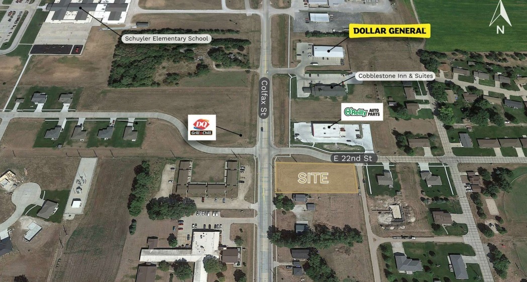 SEC E 22nd & Colfax Streets, Schuyler, NE for Sale