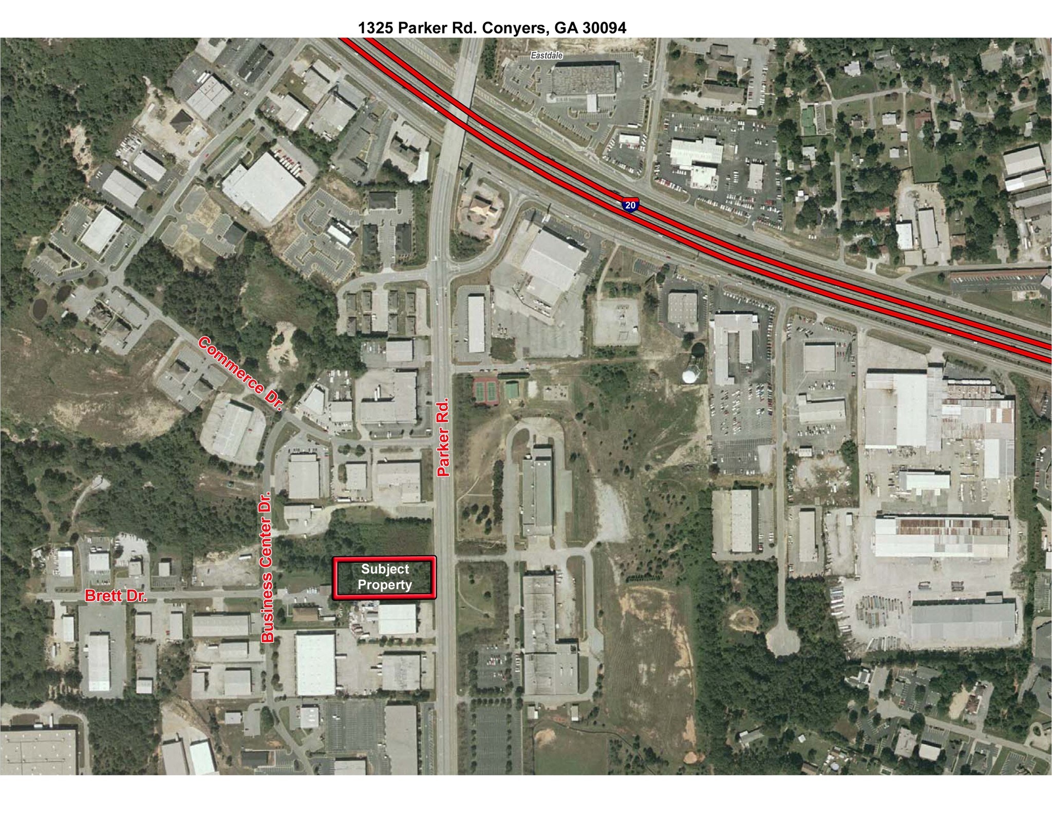 1325 Parker Rd Conyers, GA 30094 Land Property for Lease on