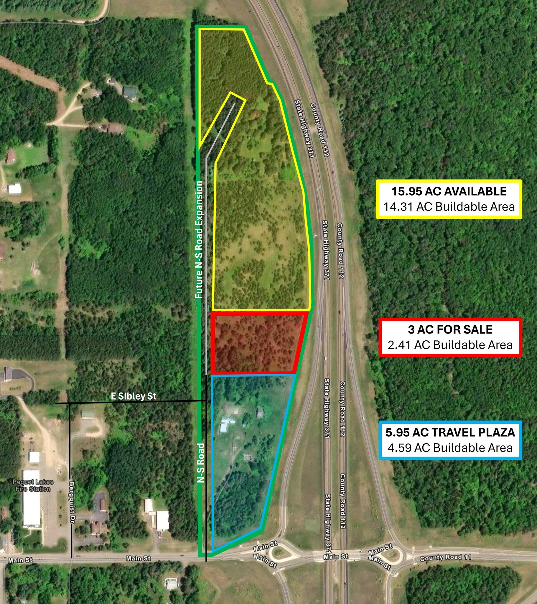 TBD Hwy 371, Pequot Lakes, MN for Sale