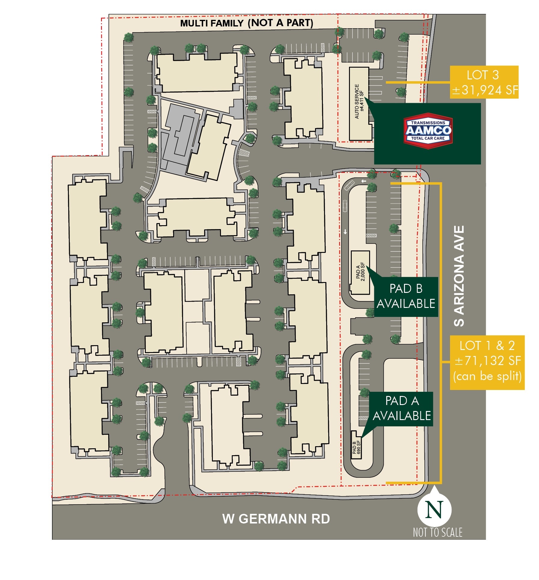 Nwc Of Arizona Ave @ Germann Road, Chandler, AZ for Sale