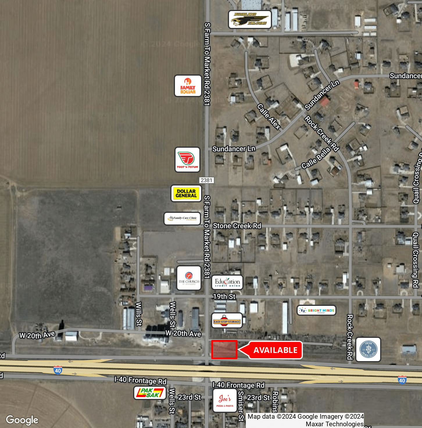 NEC I-40 & Simmons rd, Bushland, TX for Sale