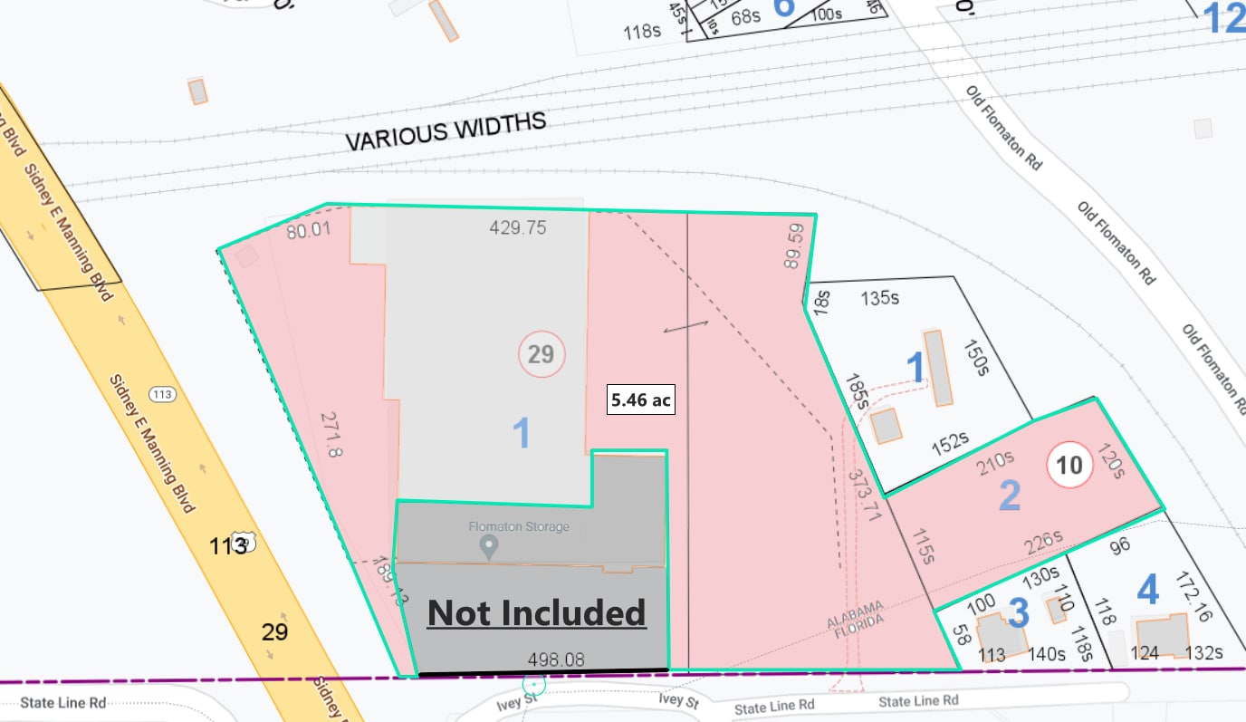 2135 State Line Rd, Flomaton, AL for Sale
