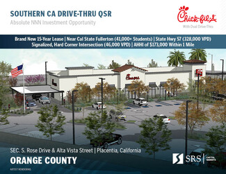 Placentia, CA undefined - SEC. S. Rose Drive & Alta Vista Street St