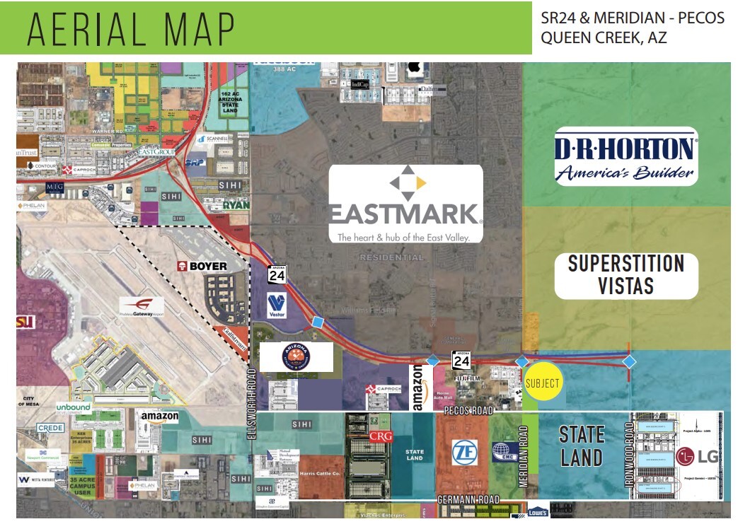 SEC Pecos & Meridian Rd Rd, Queen Creek, AZ for Sale